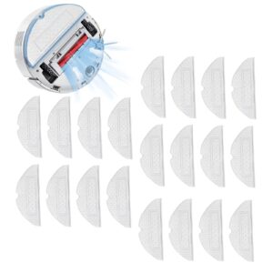 YEmirth 20pcs Sweeping Robot Disposable Mop Pads,Reusable Cloth Mop Pads, Mopping Cloth Replacement Cleaning Pads Fit for Xiaomi Roborock S7, T7S, T7 SPlus,Sweeping Robot Accessory