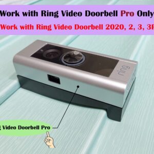 Vinyl Siding Mount Compatible with Ring Video Doorbell Pro, [Only for Pro Version] (4" Standard Vinyl Siding Only,Not for Dutchlap Siding)