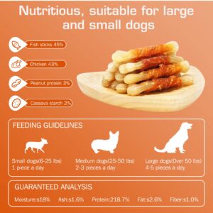 UrbanX HealthyBones Rawhide Free Healthy Foods for Pug and Other Small Companion Dogs, Chicken Wrapped Sticks Dog Foods, Soft Chewy Foods for Training Rewards, 14 Count