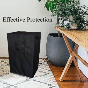 Indoor Portable Air Conditioner Cover, AC Unit Anti-Dust Storage Protection Cover for Mobile AC. Fits SereneLife 10000 BTU (SLPAC10) and most (20.8''(L)x17.7''(W)x35''(H)), Black (01)