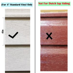 Vinyl Siding Mount Compatible with Ring Video Doorbell Pro, [Only for Pro Version] (4" Standard Vinyl Siding Only,Not for Dutchlap Siding)