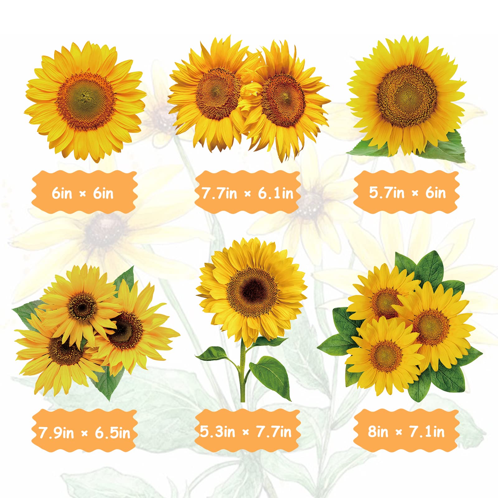 30PCS Sunflower Decorations Hanging Swirls Spring Summer Party Supplies Sun Flowers Party Foil Ceiling Wall Decor for Baby Shower Birthday Party Favors