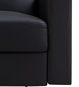 Gold Sparrow Davenport Sectional, Black