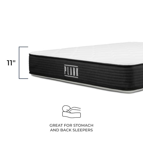 Brooklyn Bedding Plank Firm King Mattress |Two-Sided TitanFlex Firm/Ultra Firm Technology |Cooling Top |10 Year Warranty