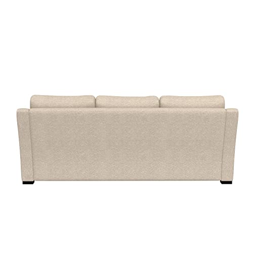 Hillsdale York Upholstered Modern Sectional Sofa Fabric Couch, Sand