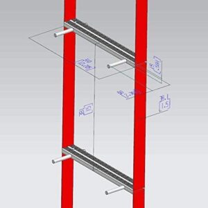 Fire Escape Ladder 3 Story 24ft (8 m) | Mounting Anchors Included | Rope Ladder Fire Escape for Homes 3rd Floor | Portable, Foldable & Compact | Emergency Escape Ladder Suitable for Balcony & Windows