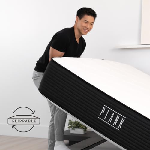 Brooklyn Bedding Plank Firm King Mattress |Two-Sided TitanFlex Firm/Ultra Firm Technology |Cooling Top |10 Year Warranty