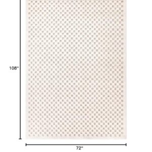 Simply Southern Cottage Lecompte Area Rug, 6' x 9', Beige