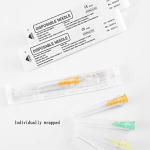 PENACUL 30 Gauge 1/2 Inch 13mm Sterile Disposable Needle,Pack of 100