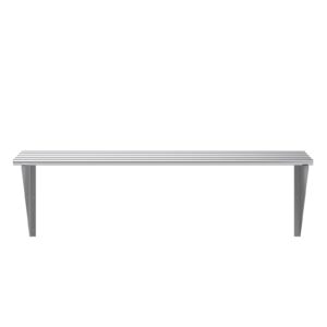 AmGood 48" Long X 18" Deep Stainless Steel Tubular Wall Shelf | NSF Certified | Appliance & Equipment Metal Shelving | Kitchen, Restaurant, Garage, Laundry, Utility Room