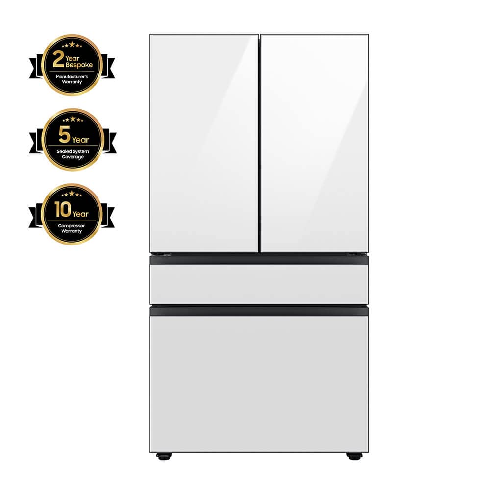 Samsung RF23BB860012 French Door Refrigerator with FlexZone Drawer (White Glass)