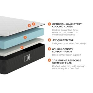 Brooklyn Bedding Plank Firm King Mattress |Two-Sided TitanFlex Firm/Ultra Firm Technology |Cooling Top |10 Year Warranty