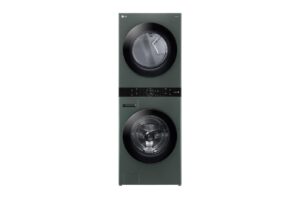 lg wkex200hga washtower washer and dryer with turbowash (nature green)