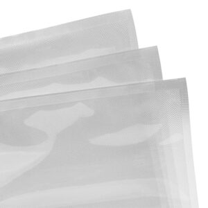 armorvac 5mil precut vacuum seal bags (100 pack) (11"x24", all clear)