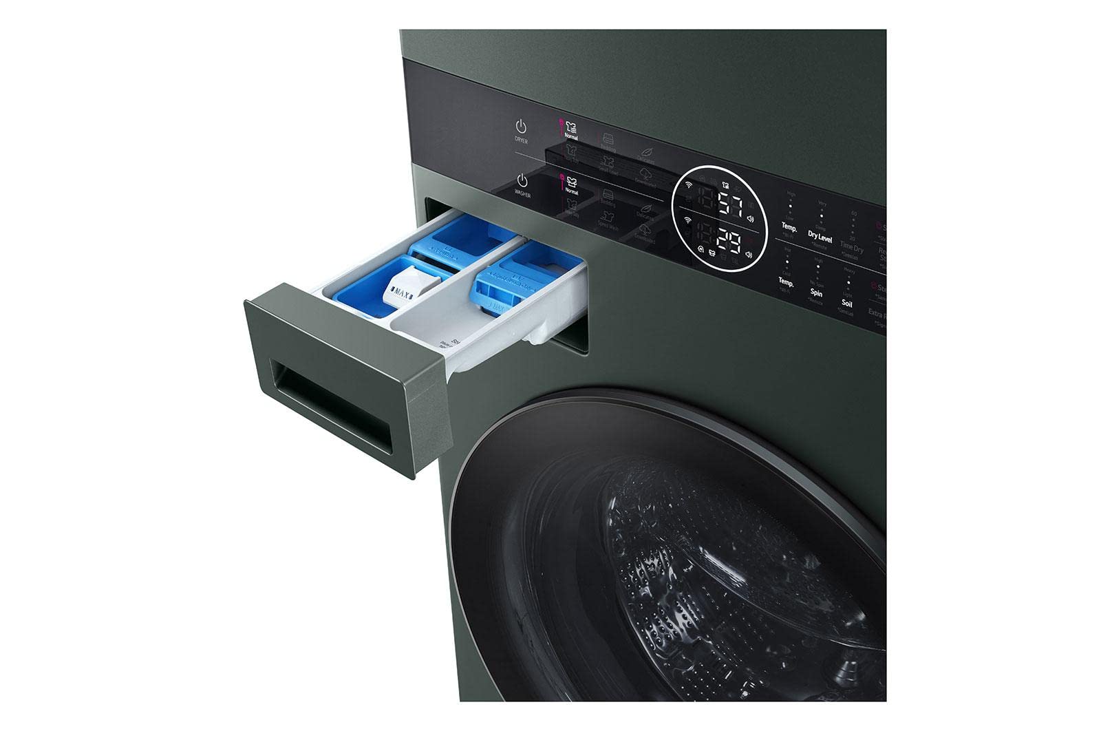 LG WKEX200HGA WashTower Washer and Dryer with TurboWash (Nature Green)