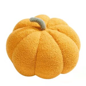 oukeyi 13.8"/35cm flower floor pillow pumpkin shape cushion cute seating pad chair cushion oversized throw pillow,halloween pumpkins plush toys,for home decoration kids girls women gifts