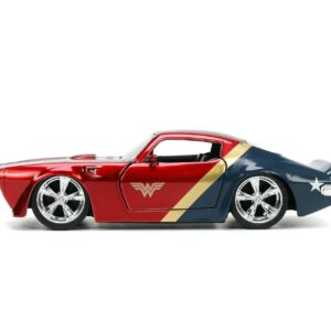 Jada Toys Wonder Woman 1:32 1972 Pontiac Firebird Die-cast Car w/ 1.65" Wonder Woman Figure