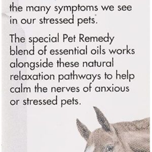 Pet Remedy Natural De-Stress & Calming Spray for Dogs, Cats, and Other Nervous Pets; Aids with Anti-Anxiety, Separation-Anxiety, Travel Size; 15ml (Bundle of 3)