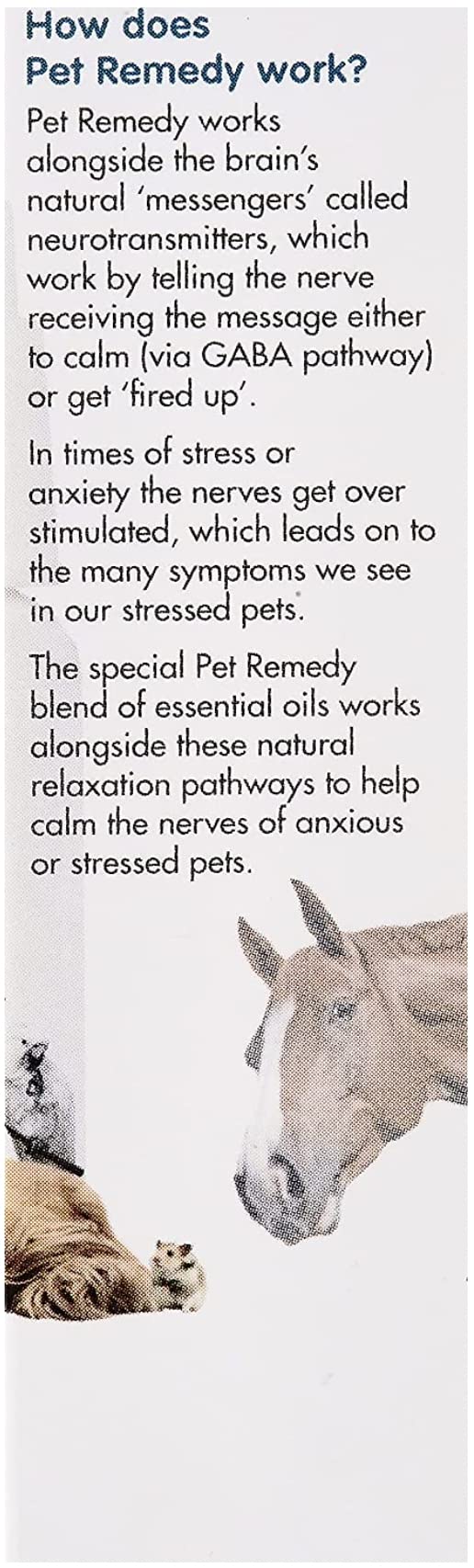 Pet Remedy Natural De-Stress & Calming Spray for Dogs, Cats, and Other Nervous Pets; Aids with Anti-Anxiety, Separation-Anxiety, Travel Size; 15ml (Bundle of 3)