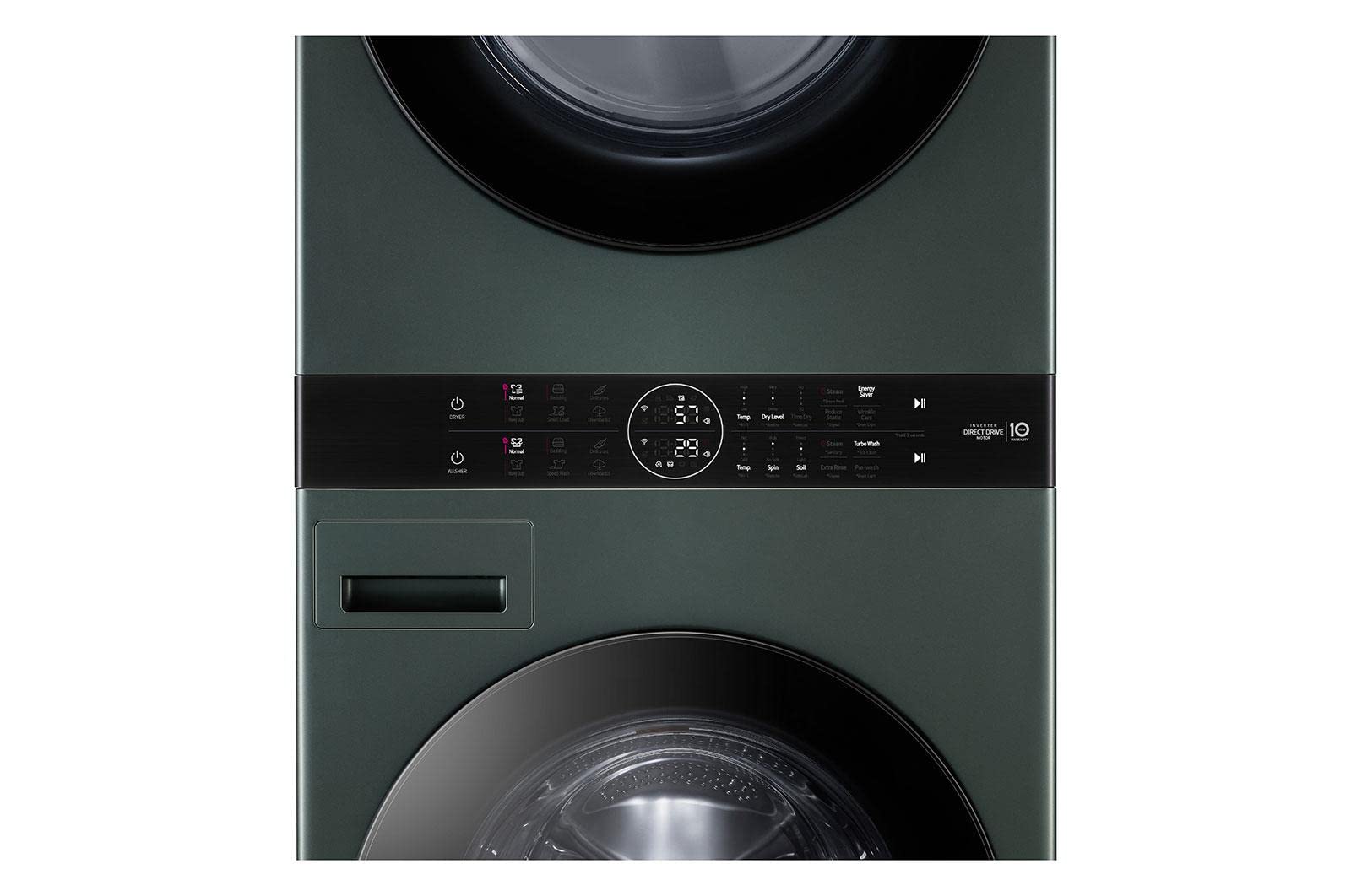 LG WKEX200HGA WashTower Washer and Dryer with TurboWash (Nature Green)