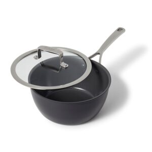 sur la table classic hard anodized ceramic nonstick saucepan, aluminum