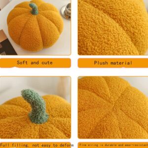 OUKEYI 13.8"/35cm Flower Floor Pillow Pumpkin Shape Cushion Cute Seating Pad Chair Cushion Oversized Throw Pillow,Halloween Pumpkins Plush Toys,for Home Decoration Kids Girls Women Gifts