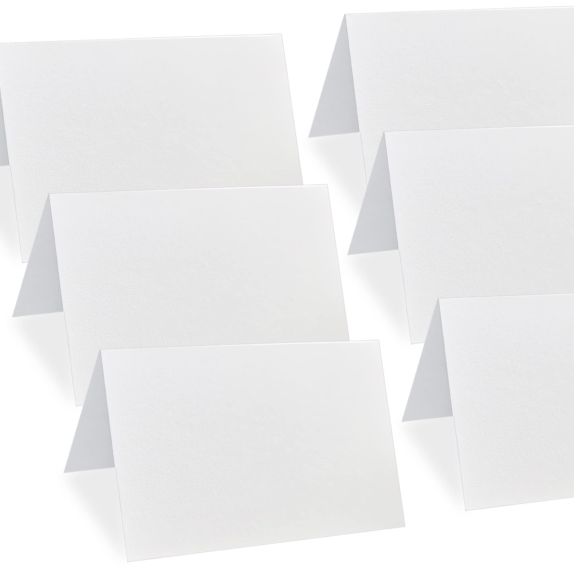 Evaster Place Cards Pack of 100. Premium Tent Name Place Cards for Table Setting 2.5x3.75 inches White Blank - Perfect Place Cards for Weddings, Banquets Dinner Parties and any other Events