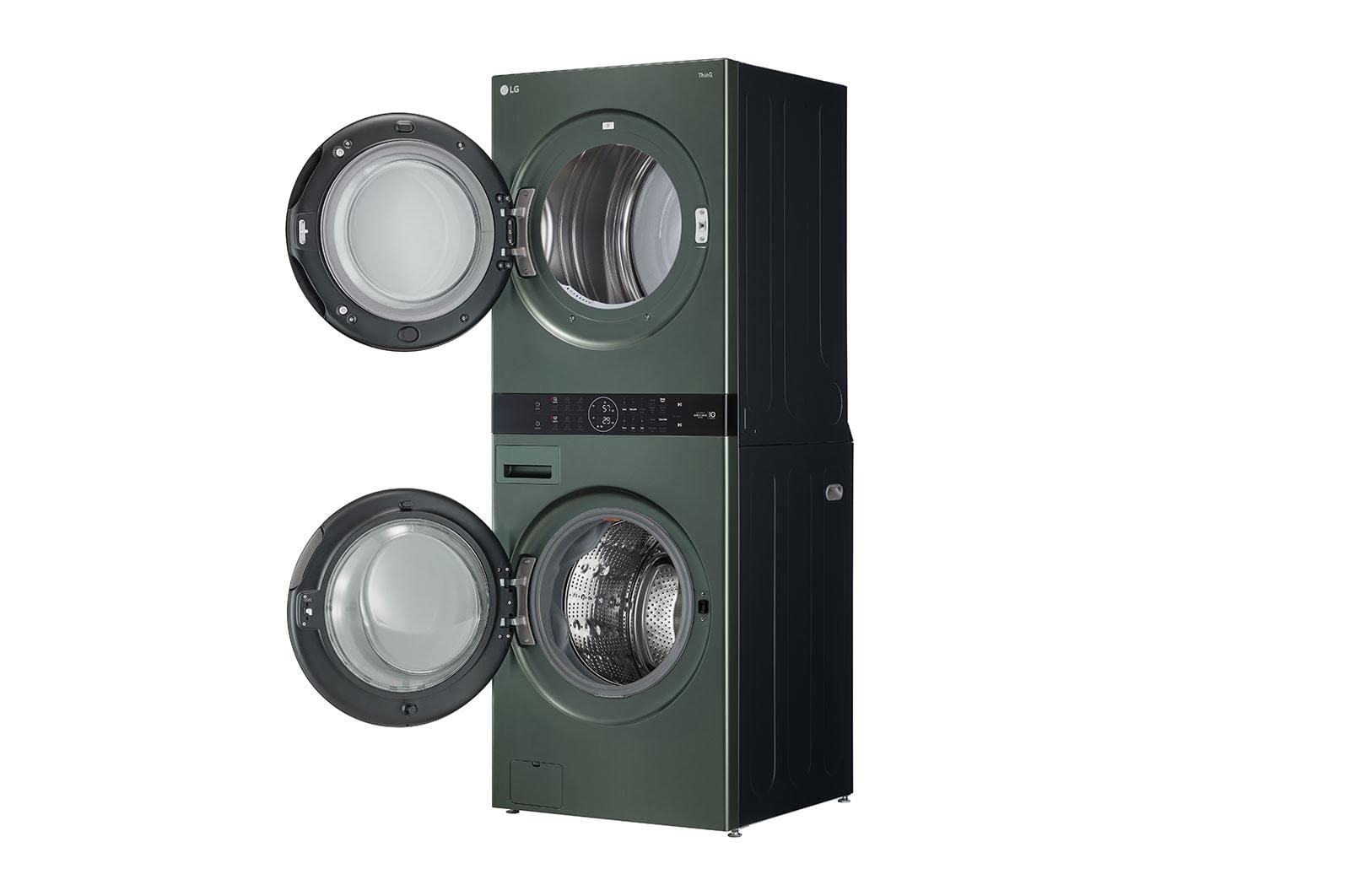 LG WKEX200HGA WashTower Washer and Dryer with TurboWash (Nature Green)