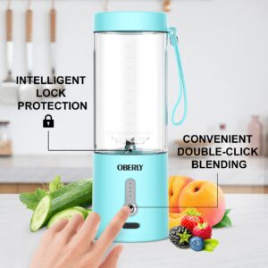 Blast Portable Blender, Cordless, 18oz. Vessel, Personal Blender for Shakes & Smoothies, USB Rechargeable Battery, USB-C Rechargeable, Dishwasher Safe Parts, Travel Cup for Gym, Car, Office, On the Go