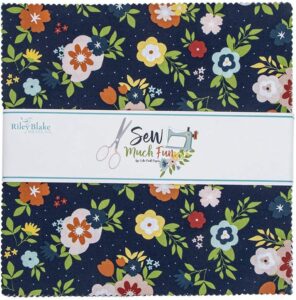 echo park paper co. sew much fun 10" stacker 42 10-inch squares layer cake riley blake 10-12450-42