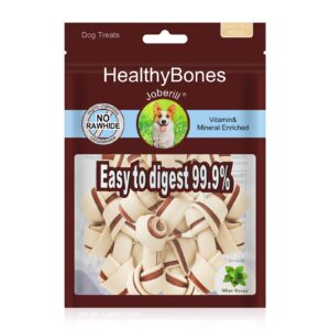 urbanx healthybones beef rawhide free healthy mini chews for rottweiler and other large working dogs great foods for training rewards, 7 count