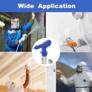 Reversible Spray Tip Nozzles Paint Spray Tips Airless Sprayer Nozzles Airless Sprayer Spraying Machine Parts for Homes Buildings Decks or Fences 211, 313, 415