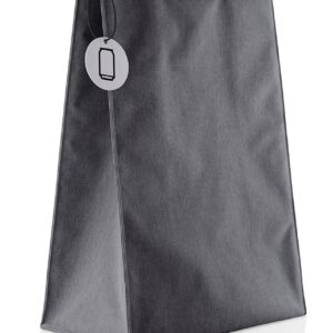 Eva Solo | Waste Separation Bag 7.4 Gallon (28 litres) | Beechwood Handles with Magnet Closure | Robust Stable Waste Separation Bag | Dark Grey