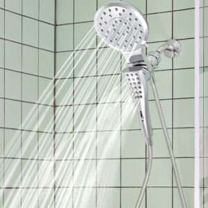 Moen Verso Chrome Rain Shower Head and Detachable Handshower Combination with Infiniti Dial and Magnetix Docking System, 60" Hose, 220C2