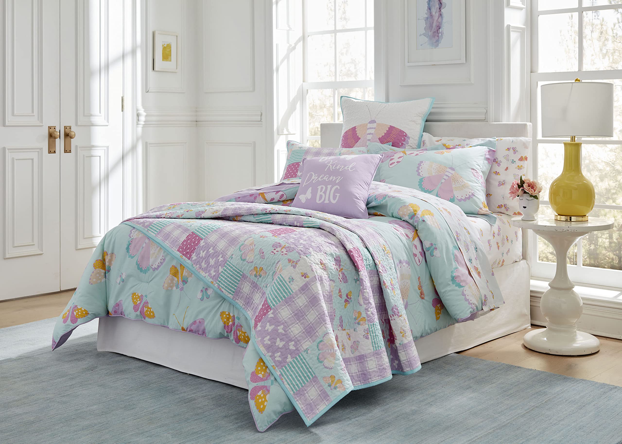 Lullaby Bedding Printed Duvet Set Butterfly Fairy