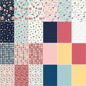 Echo Park Paper Co. Sew Much Fun 10" Stacker 42 10-inch Squares Layer Cake Riley Blake 10-12450-42