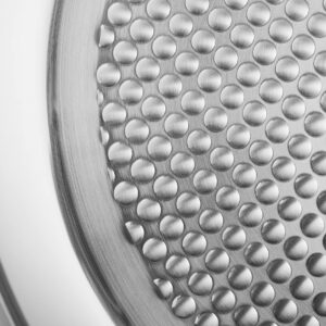 Eva Trio | Frying pan Ø 28 SS honeycomb | With "waffle bottom" - a special pattern that prevents food from baking | stainless steel