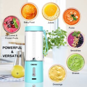 Blast Portable Blender, Cordless, 18oz. Vessel, Personal Blender for Shakes & Smoothies, USB Rechargeable Battery, USB-C Rechargeable, Dishwasher Safe Parts, Travel Cup for Gym, Car, Office, On the Go