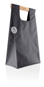 eva solo | waste separation bag 7.4 gallon (28 litres) | beechwood handles with magnet closure | robust stable waste separation bag | dark grey