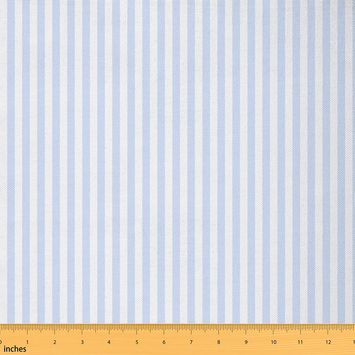 Blue White Stripes Upholstery Fabric by The Yard,Modern Simple Style Striped Fabric by The Yard Sewing Supplies,Geometry Cute Fabric for Upholstery and Home Accents,1 Yard