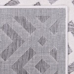 Simply Southern Cottage Covington Area Rug, 8' x 10', Grey