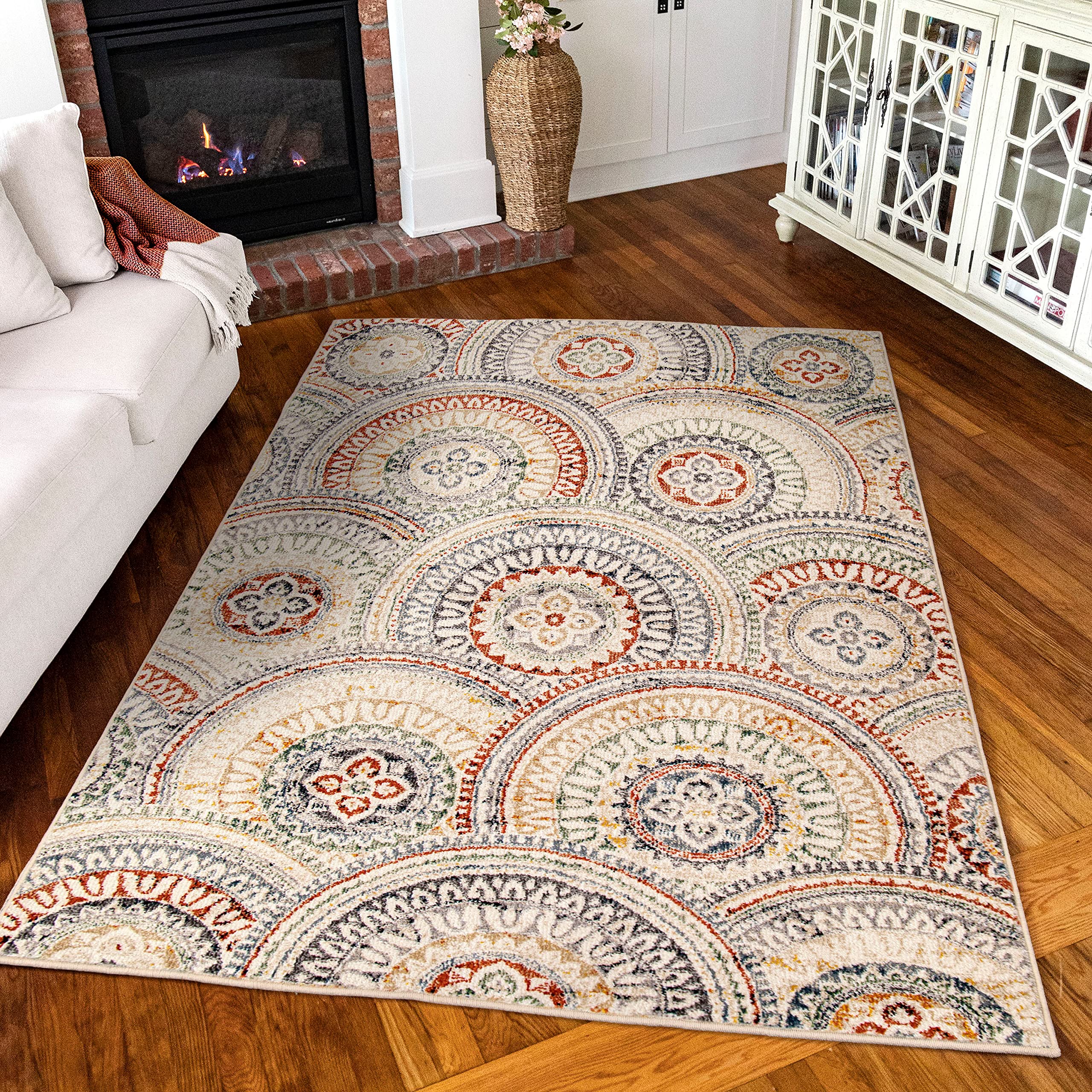 Simply Southern Cottage Webster Area Rug, 9' x 12', Multi