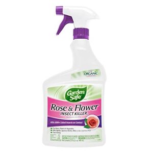 garden safe 32 oz. rose & flower insect killer, ready-to-use