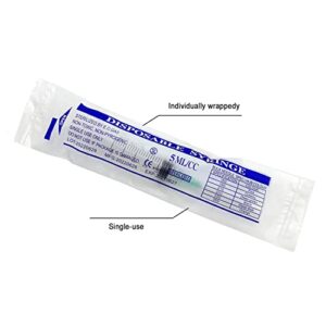 25 Pack 5ml Disposable Lab Syringe with Needle 21G 1.5 inch Luer Lock Syringe