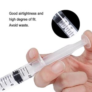 25 Pack 5ml Disposable Lab Syringe with Needle 21G 1.5 inch Luer Lock Syringe