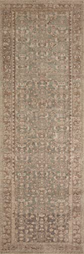 Loloi Angela Rose Aubrey Collection AUB-04 Sage/Bark 5'-0" x 7'-0", .19" Pile Height, Area Rug