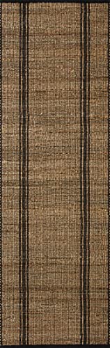 Loloi Angela Rose Colton Collection CON-01 Natural/Black 7'-6'' x 9'-6'', .38" Pile Height, Area Rug