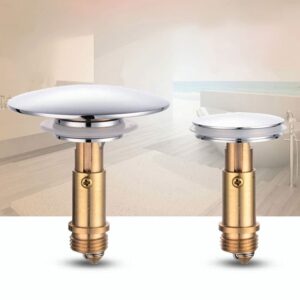 Bathroom Pop up Drain Brass Bathtub Plug Replacement Bath Pop Up Waste Plug Seal Bathroom Tub Drain Drainer Strainer - 35.2mm