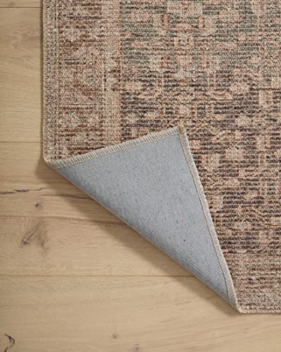 Loloi Angela Rose Aubrey Collection AUB-04 Sage/Bark 5'-0" x 7'-0", .19" Pile Height, Area Rug