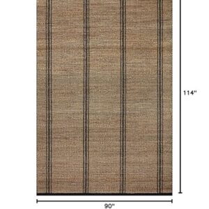 Loloi Angela Rose Colton Collection CON-01 Natural/Black 7'-6'' x 9'-6'', .38" Pile Height, Area Rug